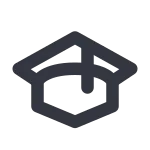Mortarboard Alt SVG Icon
